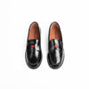 Camille Kids Clunky Stella Black Patent Shoes