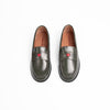 Camille Kids Clunky Stella Hunter Green Shoes