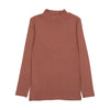 Coco Blanc Ribbed Turtleneck Mulberry Tee