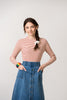 Birnham on the Sea Teen Crew Cherry Stripe Longsleeve Tshirt
