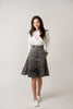 Birnham on the Sea Ruffle Skirt  Black Wash Skirt