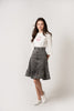Birnham on the Sea Ruffle Skirt  Black Wash Skirt