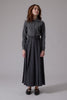Soir Lyla Midi Grey Skirt