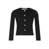 Little Parni Rhinestone Black Cardigan K545