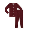 Little Parni Toddler Rhinestone  Burgundy Set K546