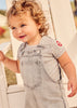 Little Parni  Boys Grey Denim Overall K507