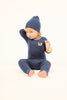 Little Parni Varsity Colorblock Navy Stretchy PJ91