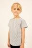 Little Parni Boys Pinstriped Black/White Shirt K523