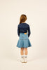 Little Parni Short Blue Denim Skirt K502