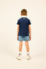 Little Parni Boys Blue Denim Short K505