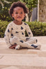 Little Parni Signature Navy Footie FINAL SALE