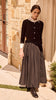 Little Parni Rhinestone Black Cardigan K545
