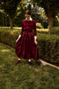 Little Parni Teen Taffeta Burgundy Skirt K559