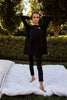 Little Parni Varsity Teen Black Pajama FINAL SALE