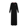 Little Parni Varsity Black Nightgown FINAL SALE