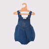 Retrokid Jean Baby with Logo Patch Denim Romper