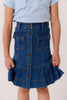 Cottier Lina Blue Skirt