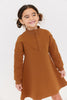 Crew kids Camel Piped Dress