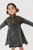 Crew kids Black Denim Zip Dress