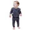 Crew kids Navy Acid Wash Set