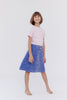 Crew Kids Button Down Skirt Blue