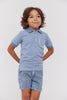 Crew Kids Denim Wash Blue Short