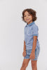 Crew Kids Denim Wash Blue Short