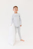 Crew Kids Heathered Blue Pajamas FINAL SALE