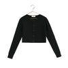 Retrokid Camille Teen Cropped Black Cardigan.