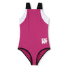 DKNY Girls One Piece Pink Bathing Suit