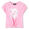 DKNY Girls short sleeves Pink Tee-Shirt