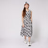 DKNY Girls Allover Heart Black and White Dress