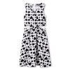 DKNY Girls Allover Heart Black and White Dress