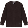 Mann Braided Cable Knit Color Sweater.
