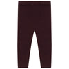 Blumint Contrast Trim Knit Cream/Burgundy Set