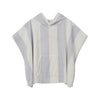 Coco Blanc Terry Striped Poncho Final Sale