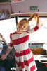 Coco Blanc Red Stripe Skirt