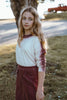 Kix Fade Effect Brown Sweatshirt.
