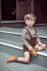Coco Blanc Thin Corduroy Mocha Overalls *PREORDER*