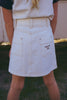 Coco Blanc White Denim Skirt