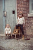 Coco Blanc Boys Tan Sweatshirt Polo *PREORDER*