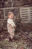 Coco Blanc Long Corduroy Tan Overalls *PREORDER*