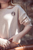 Coco Blanc Marled French Terry Blush Sweatshirt Dress *PREORDER*