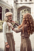 Coco Blanc Ruffle Collar Mocha Sweater *PREORDER*