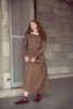 Coco Blanc Ruffle Collar Mocha Sweater *PREORDER*