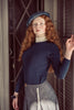 Coco Blanc Teen Navy Colorblock Turtleneck