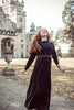 Coco Blanc Velour Black Maxi