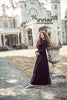 Coco Blanc Velour Black Maxi