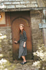 Urban Edge Pinstriped Wrap Grey Skirt