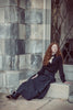 Coco Blanc Taffeta Black Skirt *PREORDER*